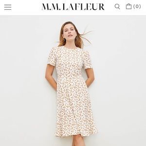 NWT M.M. Lafleur - The Inez Dress - Mosaic Print